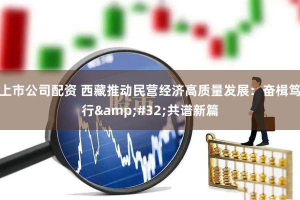 上市公司配资 西藏推动民营经济高质量发展：奋楫笃行&#32;共谱新篇